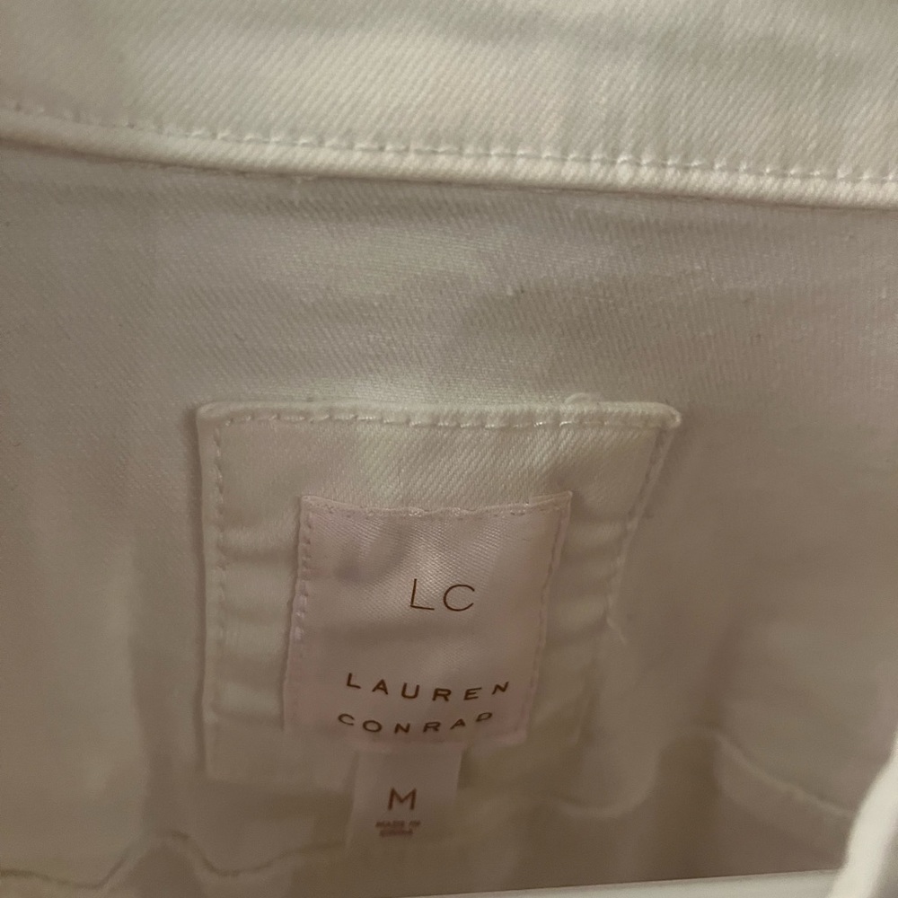 White denim jacket